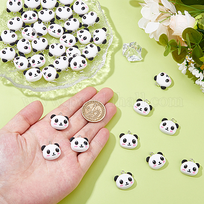 Подвески из непрозрачной смолы 40 шт. RESI-DC0001-43-1