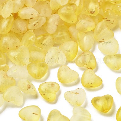 Матовые прозрачные акриловые бусины OACR-F013-09-1