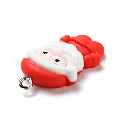 Рождественские подвески из непрозрачной смолы RESI-G043-A03-1