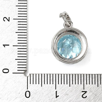 925 подвеска из стерлингового серебра с паве из кубических цирконий STER-B009-01A-03-1