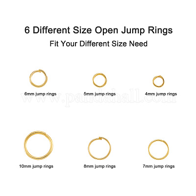 1 коробка железные соединительные колечки IFIN-MSMC010-04G-1