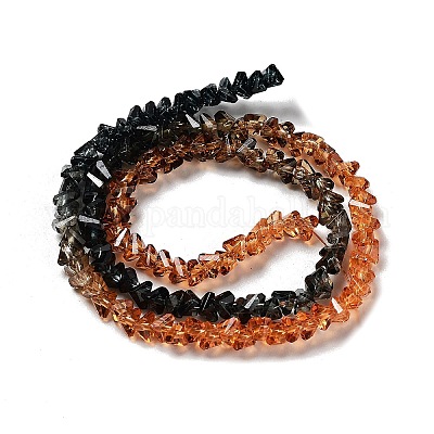 Прозрачные стеклянные бусины GLAA-H023-03B-1