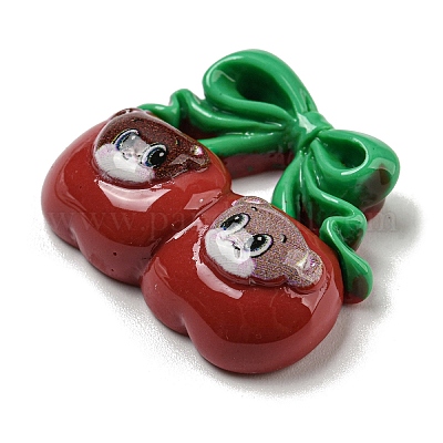 Рождественский thene из непрозрачной смолы декодирует кабошоны RESI-B022-01E-1