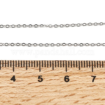 Ожерелья из цепочек из нержавеющей стали толщиной 1.5 мм NJEW-XCP0001-49-1
