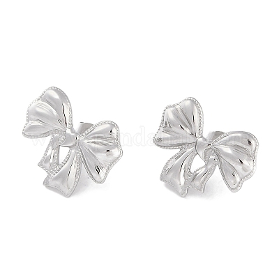 Серьги-гвоздики из нержавеющей стали 304 EJEW-C105-07P-1