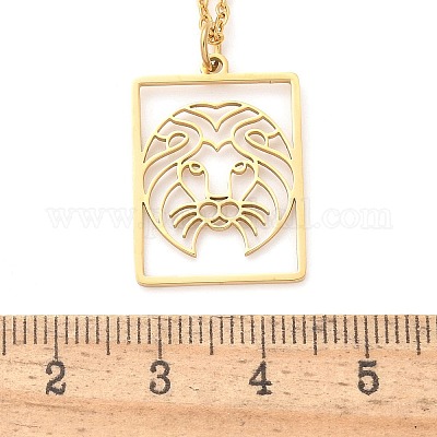 Ожерелье из нержавеющей стали 304 NJEW-D330-01G-05-1