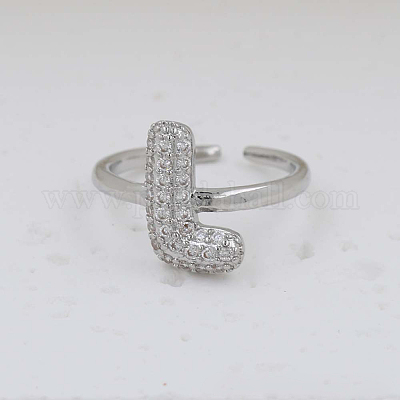 Латунные кольца из манжеты с прозрачным цирконием FS-WG17FF6-12-1