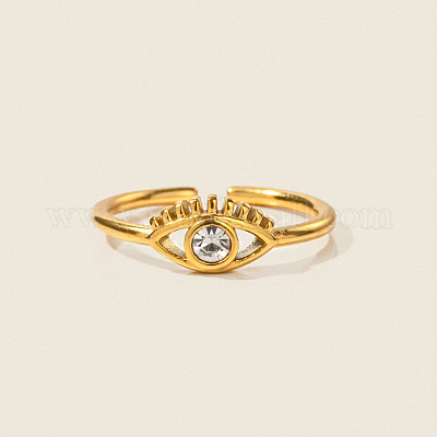 Регулируемые манжеты из нержавеющей стали 304 с кубическим цирконием DT5559-1