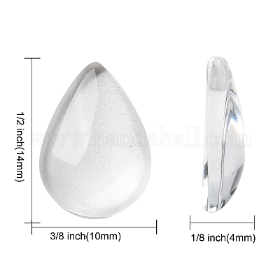 Прозрачная капля X-GGLA-R024-14x10-1