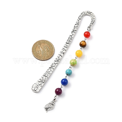 Закладки из сплава с морской тематикой AJEW-JK00279-04-1