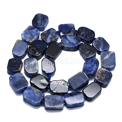 Природный содалит бисер нитей G-K245-J15-01-1