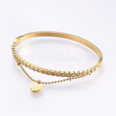 Bracelets en acier inoxydable 304&nbsp;BJEW-P223-09G-1