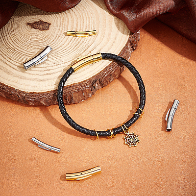 6 шт. 6 стиля трубчатых байонетных застежек из нержавеющей стали 304 с кнопкой STAS-UN0052-59-1