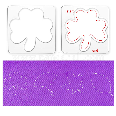 Ginkgo Quilting Stencils - Set of 4