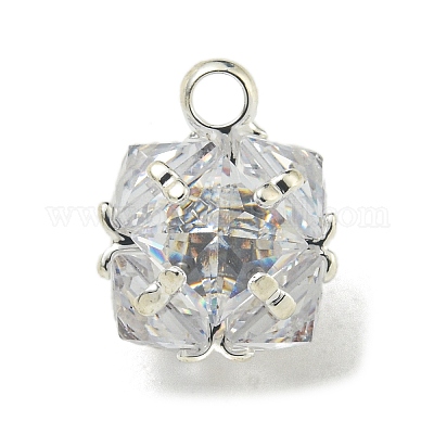 Подвески латунные горный хрусталь KK-I715-06S-02-1