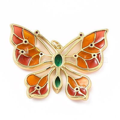 Стойки обшивки латунь микро проложить Циркон подвеску KK-E281-04G-01-1