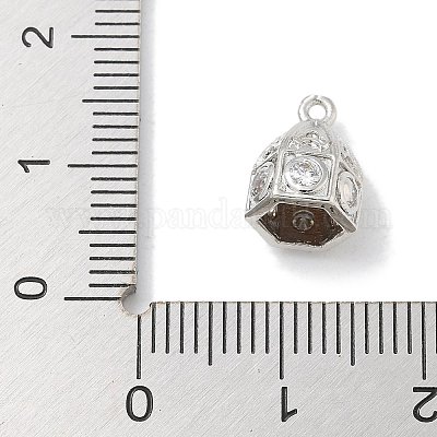 Стойка покрытие латунь микропаве прозрачный кубический цирконий бусины колпачки скобы KK-L224-003P-1