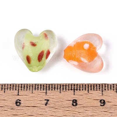 Бусы лэмпворк ручной работы LAMP-N036-09-1