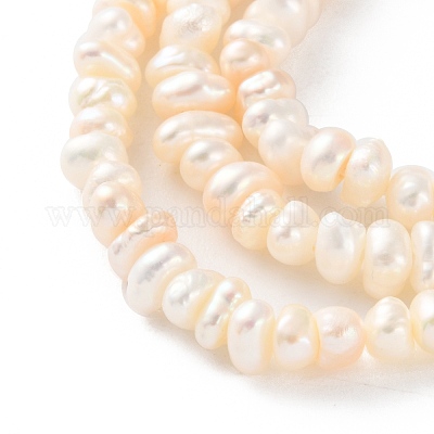 Нити из натурального культивированного пресноводного жемчуга PEAR-I007-02O-01-1