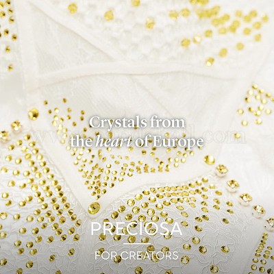 Preciosa® maxima crystal без горячей фиксации плоские камни Y-PRC-NSS16-80250-200-1