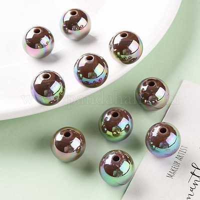 Непрозрачные акриловые бусины MACR-S370-D16mm-A17-1