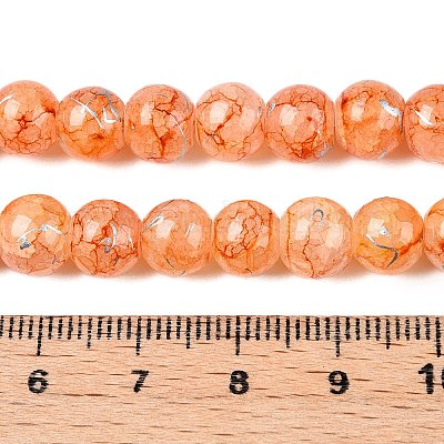 Волочильный треск бисер пряди GLAA-N006-8mm-12-1