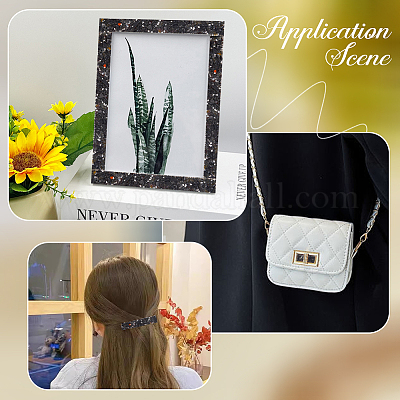 Отделка стразами из смолы и бисером DIY-WH20050-05G-1