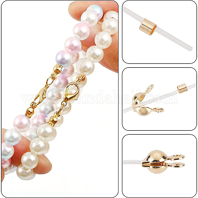 300шт латунные обжимные бусины KK-BBC0014-71-1