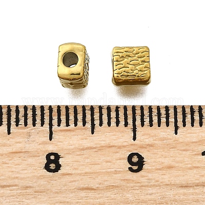 Бусины из нержавеющей стали 304&nbsp;STAS-Q360-04C-G-1