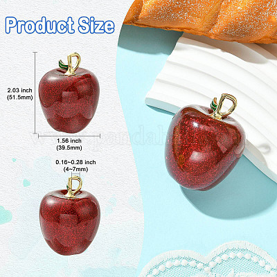 Большие подвески из непрозрачной смолы RESI-CJC0004-05G-1