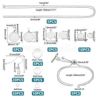 Набор для самостоятельного изготовления комплекта украшений в виде купола DIY-UN0050-27-1
