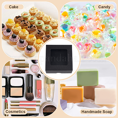 Квадратные подарочные коробки для хранения крафт-бумаги CON-WH0095-100B-02-1