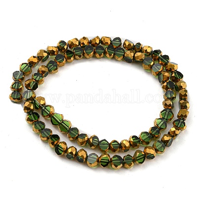 Гальванизируйте прозрачное стекло бисер нитей EGLA-G037-02A-HP04-1