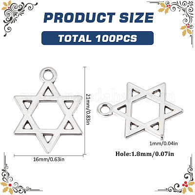 100 шт. Подвески из сплава в тибетском стиле&nbsp;FIND-SC0008-43-1