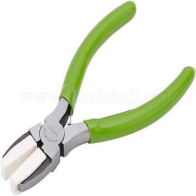 Double Nylon Flat Nose Pliers Jewelry Plier for Jewelry Making Tool Crafting