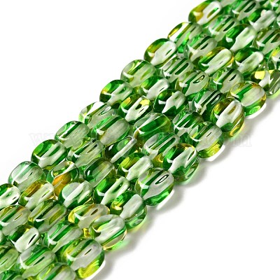 Гальванические нити из синтетических бусин из лунного камня G-P473-A01-M-1