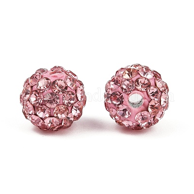 Бусины с класс А стразами RB-B025-25-1