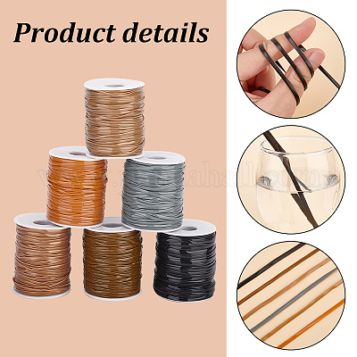 6 рулон 6 стилей 50м плоские ПВХ шнуры OCOR-PH0002-55-1