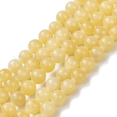 Природный Топаз нефрита бисер нитей&nbsp;G-P454-01C-01-1