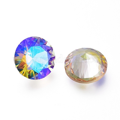 Кубического циркония указал назад кабошоны ZIRC-H108-11B-001PS-1