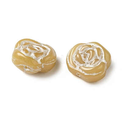 Непрозрачные бусины лэмпворк LAMP-P065-02B-03-1