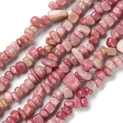 Бусины из натурального родонита G-G905-01-1