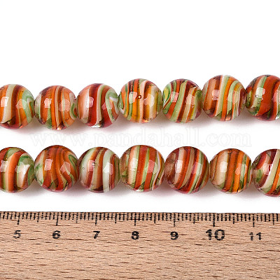 Бусы лэмпворк ручной работы&nbsp;LAMP-T023-30D-1