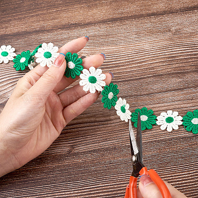 Красочная кружевная отделка из полиэстера OCOR-TA0001-34E-1