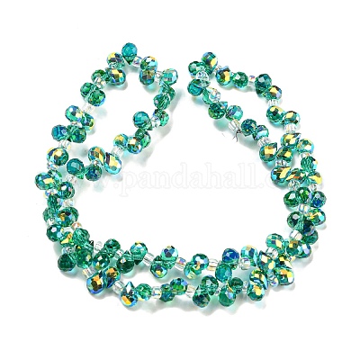 Гальванизируйте прозрачное стекло бисер нитей EGLA-P052-01A-AB06-1