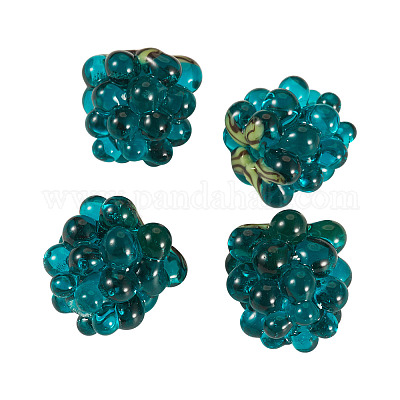 4pcs cuentas de lampwork hechas a mano&nbsp;LAMP-TA0002-24C-1