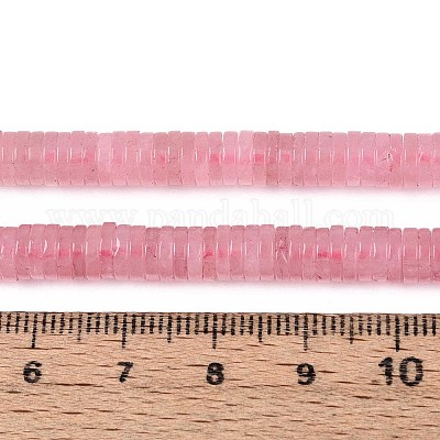 Природного розового кварца нитей бисера&nbsp;G-T142-6mm-14-1