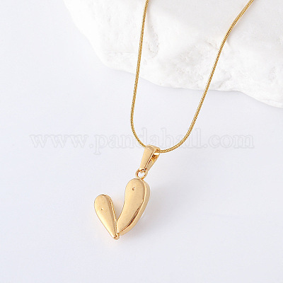 3 шт. французские винтажные ожерелья из нержавеющей стали с имитацией жемчуга в форме сердца для женщин TO4650-1