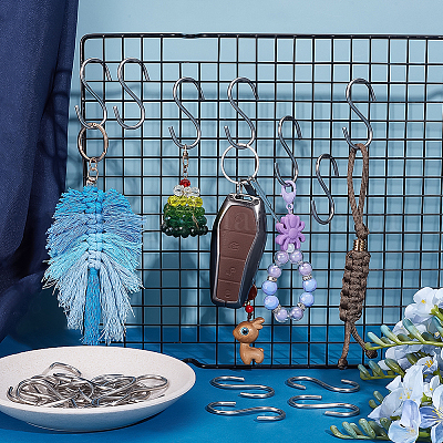 30 шт. S-образные крючки из нержавеющей стали марки 304 STAS-PH0006-71-1