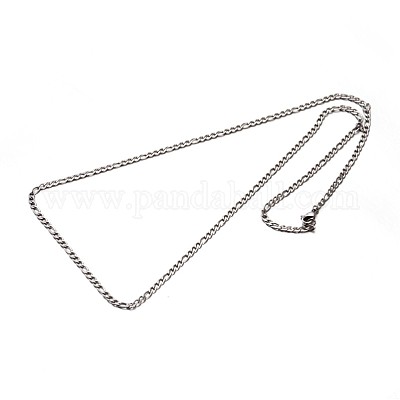 Цепочки Figaro из нержавеющей стали 304 NJEW-P047-47-1